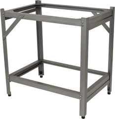 Value Collection - 36" Long x 24" Wide x 36" High, Steel Stationary Inspection Surface Plate Stand - Gray, For Use with MHC Surface Plates - Industrial Tool & Supply