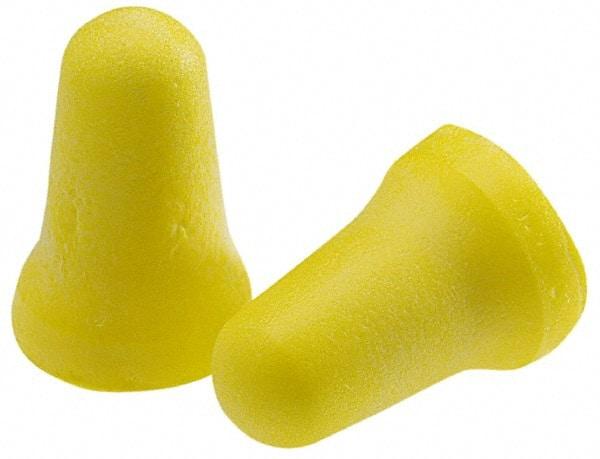3M - Disposable, Uncorded, 28 dB, Taper Flare Earplugs - Yellow, 200 Pairs - Industrial Tool & Supply