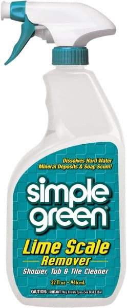 Simple Green - 32 oz Spray Bottle Liquid Bathroom Cleaner - Wintergreen Scent, Lime Scale Remover - Industrial Tool & Supply