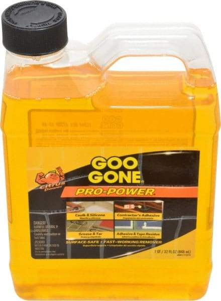 Value Collection - 32 oz Bottle Adhesive Remover - Removes Asphalt, Glue, Grease, Grill Build-Up, Gum, Masking Tape, Oil, Paint, Tar & Varnish - Industrial Tool & Supply