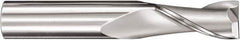 SGS - 12mm, 25mm LOC, 12mm Shank Diam, 75mm OAL, 2 Flute, Solid Carbide Square End Mill - Single End, Uncoated, Spiral Flute, 30° Helix, Centercutting, Right Hand Cut, Right Hand Flute, Series 3M - Industrial Tool & Supply