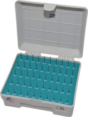 Meyer Gage - 50 Piece, 0.011-0.06 Inch Diameter Plug and Pin Gage Set - Plus 0.0001 Inch Tolerance, Class Z - Industrial Tool & Supply