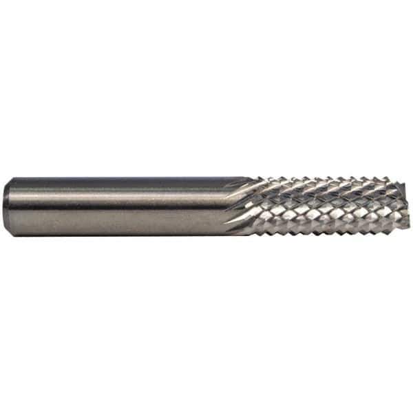 M.A. Ford - 1mm Diam, End Mill End, Solid Carbide Diamond Pattern Router Bit - 1-1/2" OAL - Industrial Tool & Supply