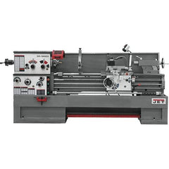 Jet - 16" Swing, 60" Between Centers, 230 Volt, Triple Phase Engine Lathe - 7MT Taper, 7-1/2 hp, 25 to 1,800 RPM, 3-1/8" Bore Diam, 40" Deep x 48" High x 116-1/2" Long - Industrial Tool & Supply
