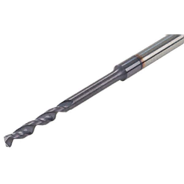 Iscar - 2.9mm 140° Solid Carbide Jobber Drill - TiAlN Finish, Right Hand Cut, Spiral Flute, Straight Shank, 60mm OAL, Standard Point - Industrial Tool & Supply