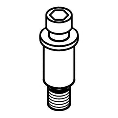 Kennametal - Lock Pin for Indexable Turning Tools - Series Wedgelock, Compatible with Clamps, Inserts, Shims, Compatible with WC-4 Clamps - Industrial Tool & Supply