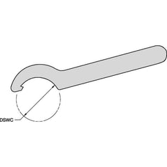 Kennametal - Locknut Wrench for Indexable Tools - Collet Chuck Compatible, TG-DV Toolholder Style Compatibility - Industrial Tool & Supply