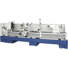 Summit - 26" Swing, 160" Between Centers, 120 Volt, Triple Phase Toolroom Lathe - 5MT Taper, 15 hp, 13 to 800 RPM, 6-1/8" Bore Diam, 54" Deep x 64" High x 244" Long - Industrial Tool & Supply