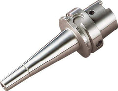 Seco - 10mm Hole Diam, HSK63A Taper Shank Shrink Fit Tool Holder & Adapter - 4.724" Projection, 0.708" Nose Diam, 1.259" Clamping Depth, 40,000 RPM, Through Coolant - Exact Industrial Supply