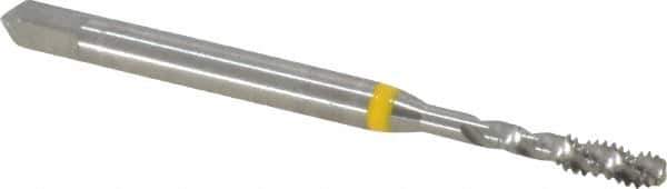 Guhring - #4-40 UNC 3 Flute 2B Modified Bottoming Spiral Flute Tap - Cobalt, Bright Finish, 1.882" OAL, Right Hand Flute, Right Hand Thread, Series 3904 - Exact Industrial Supply