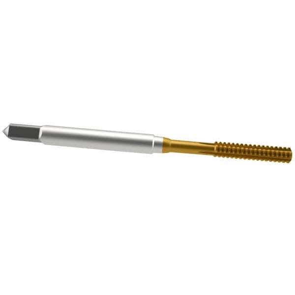 Guhring - #5-40 UNC 2BX Modified Bottoming Thread Forming Tap - Cobalt, TiN Finish, 1-15/16" OAL, Right Hand Thread, Series 3940 - Exact Industrial Supply