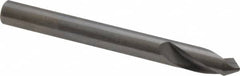 Made in USA - 1/4" Body Diam, 90°, 2-1/2" OAL, Solid Carbide Spotting Drill - Industrial Tool & Supply