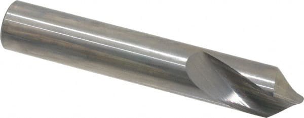 Made in USA - 1/2" Body Diam, 90°, 3" OAL, Solid Carbide Spotting Drill - Industrial Tool & Supply