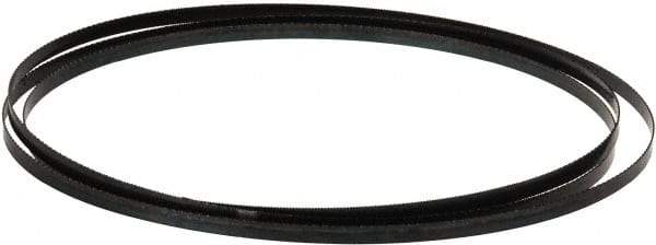 M.K. MORSE - 18 TPI, 9' 6" Long x 3/8" Wide x 0.025" Thick, Welded Band Saw Blade - High Carbon Steel, Toothed Edge, Raker Tooth Set, Flexible Back, Contour Cutting - Industrial Tool & Supply
