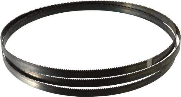 M.K. MORSE - 10 TPI, 7' 9-1/2" Long x 1/2" Wide x 0.025" Thick, Welded Band Saw Blade - High Carbon Steel, Toothed Edge, Raker Tooth Set, Flexible Back, Contour Cutting - Industrial Tool & Supply
