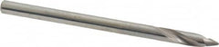 Made in USA - 1/8" Body Diam, 60°, 2" OAL, Solid Carbide Spotting Drill - Industrial Tool & Supply