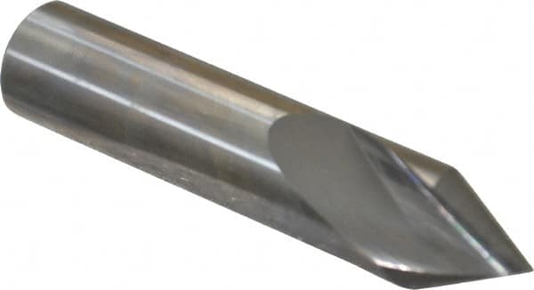 Made in USA - 5/8" Body Diam, 60°, 3" OAL, Solid Carbide Spotting Drill - Industrial Tool & Supply
