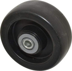 Albion - 5 Inch Diameter x 2 Inch Wide, Polyolefin Caster Wheel - 650 Lb. Capacity, 2-3/16 Inch Hub Length, 1/2 Inch Axle Diameter, Roller Bearing - Industrial Tool & Supply