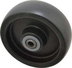 Albion - 6 Inch Diameter x 2 Inch Wide, Polyolefin Caster Wheel - 750 Lb. Capacity, 2-3/16 Inch Hub Length, 1/2 Inch Axle Diameter, Roller Bearing - Industrial Tool & Supply