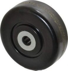 Albion - 3-1/2 Inch Diameter x 1-1/4 Inch Wide, Phenolic Caster Wheel - 400 Lb. Capacity, 1-3/8 Inch Hub Length, 1/2 Inch Axle Diameter, Roller Bearing - Industrial Tool & Supply