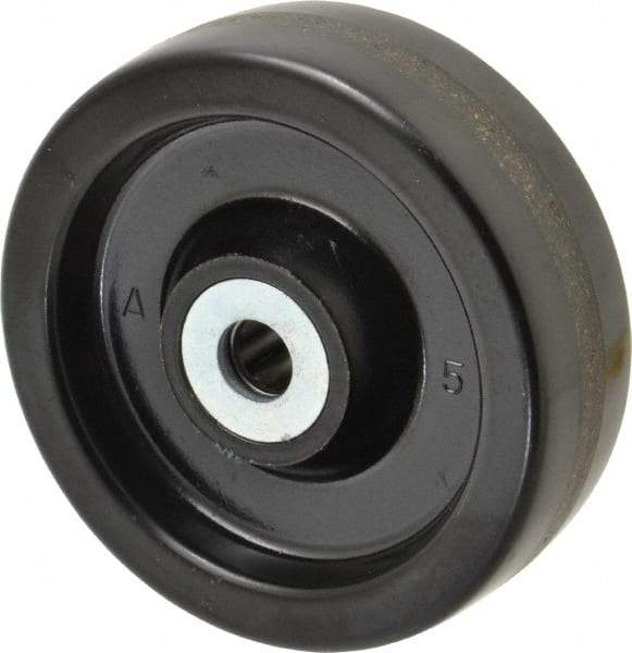 Albion - 4 Inch Diameter x 1-1/4 Inch Wide, Phenolic Caster Wheel - 400 Lb. Capacity, 1-3/8 Inch Hub Length, 1/2 Inch Axle Diameter, Roller Bearing - Industrial Tool & Supply