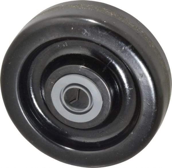 Albion - 5 Inch Diameter x 1-1/2 Inch Wide, Phenolic Caster Wheel - 600 Lb. Capacity, 1-5/8 Inch Hub Length, 1/2 Inch Axle Diameter, Roller Bearing - Industrial Tool & Supply