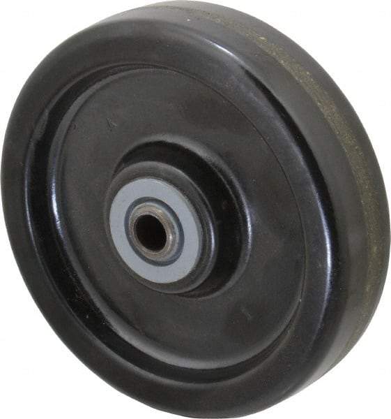 Albion - 6 Inch Diameter x 1-1/2 Inch Wide, Phenolic Caster Wheel - 500 Lb. Capacity, 1-27/32 Inch Hub Length, 3/4 Inch Axle Diameter, Roller Bearing - Industrial Tool & Supply