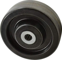 Albion - 8 Inch Diameter x 2-1/2 Inch Wide, Phenolic Caster Wheel - 2,000 Lb. Capacity, 3-1/4 Inch Hub Length, 1 Inch Axle Diameter, Roller Bearing - Industrial Tool & Supply