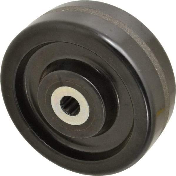 Albion - 8 Inch Diameter x 3 Inch Wide, Phenolic Caster Wheel - 2,500 Lb. Capacity, 3-1/4 Inch Hub Length, 1 Inch Axle Diameter, Roller Bearing - Industrial Tool & Supply