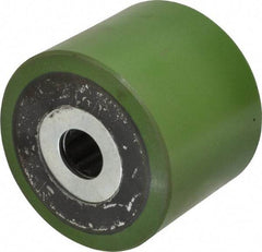 Albion - 4 Inch Diameter x 3-1/4 Inch Wide, Polyurethane Caster Wheel - 1,200 Lb. Capacity, 3-1/4 Inch Hub Length, 1 Inch Axle Diameter, Roller Bearing - Industrial Tool & Supply