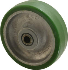 Albion - 5 Inch Diameter x 1-1/2 Inch Wide, Polyurethane Caster Wheel - 720 Lb. Capacity, 1-7/8 Inch Hub Length, 1/2 Inch Axle Diameter, Roller Bearing - Industrial Tool & Supply