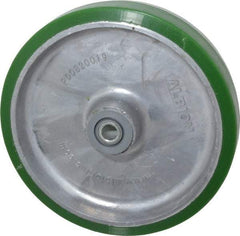 Albion - 8 Inch Diameter x 2 Inch Wide, Polyurethane Caster Wheel - 1,500 Lb. Capacity, 2-3/16 Inch Hub Length, 1/2 Inch Axle Diameter, Roller Bearing - Industrial Tool & Supply