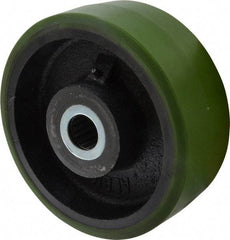 Albion - 8 Inch Diameter x 3 Inch Wide, Polyurethane Caster Wheel - 2,520 Lb. Capacity, 3-1/4 Inch Hub Length, 1-1/4 Inch Axle Diameter, Roller Bearing - Industrial Tool & Supply