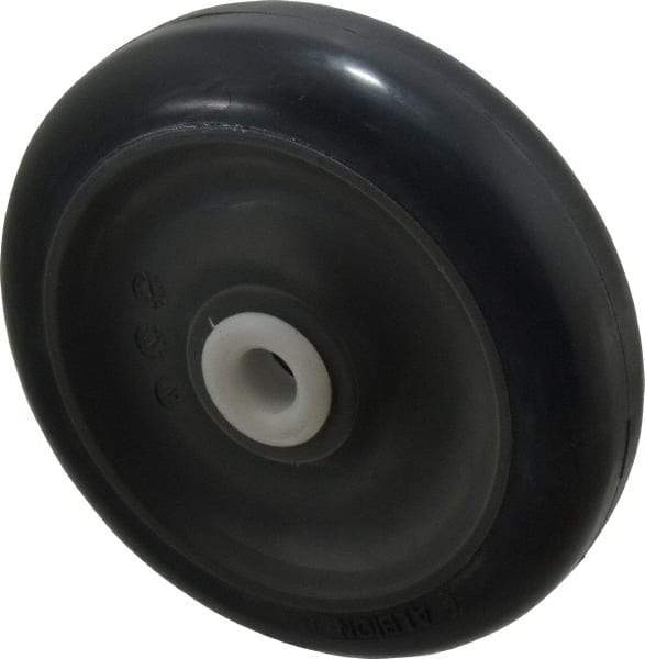 Albion - 5 Inch Diameter x 1-1/4 Inch Wide, Polyurethane Caster Wheel - 440 Lb. Capacity, 1-1/4 Inch Hub Length, 1/2 Inch Axle Diameter, Delrin Bearing - Industrial Tool & Supply