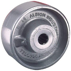 Albion - 12 Inch Diameter x 3-1/2 Inch Wide, Forged Steel Caster Wheel - 6,000 Lb. Capacity, 4-1/2 Inch Hub Length, 1-1/4 Inch Axle Diameter, Tapered Bearing - Industrial Tool & Supply
