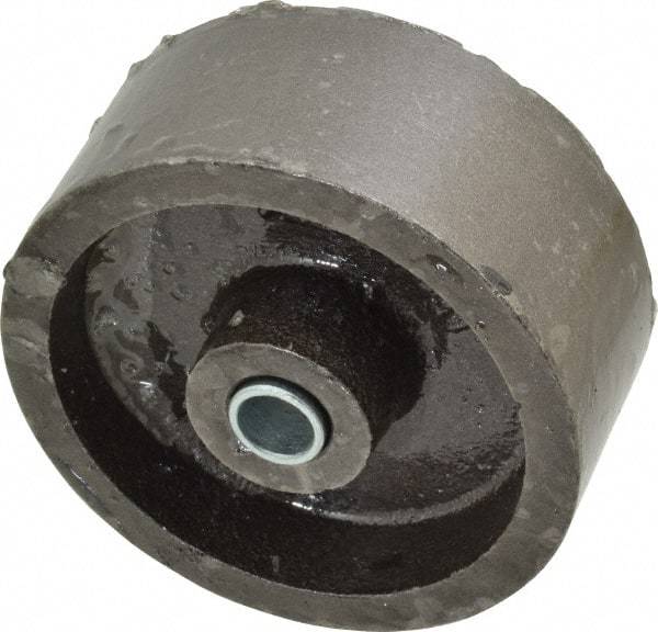 Albion - 3 Inch Diameter x 1-1/4 Inch Wide, Cast Iron Caster Wheel - 300 Lb. Capacity, 1-1/2 Inch Hub Length, 3/8 Inch Axle Diameter, Sleeve Bearing - Industrial Tool & Supply