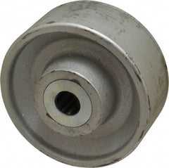 Albion - 6 Inch Diameter x 2-1/2 Inch Wide, Cast Iron Caster Wheel - 2,300 Lb. Capacity, 3-1/4 Inch Hub Length, 1 Inch Axle Diameter, Roller Bearing - Industrial Tool & Supply
