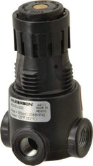 Wilkerson - 1/8 NPT Port, 13 CFM, Zinc Miniature Regulator - 2 to 125 psi Range, 300 Max psi Supply Pressure, 1/8" Gauge Port Thread, 1.65" Wide x 2.88" High - Industrial Tool & Supply