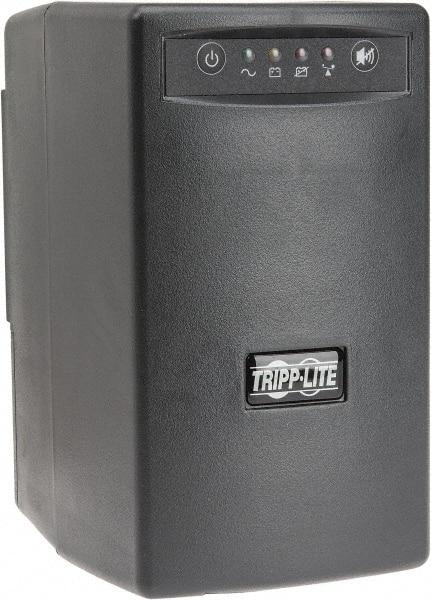 Tripp-Lite - 12 Amp, 500 VA, Wall Mount Line Interactive Backup Uninterruptible Power Supply - Backup 4 min with Full Load & 14.6 min with Half Load, 120 VAC Input, 110, 115 & 120 VAC Output, 300 Watt Output, 1 Phases, 6 Outlets - Industrial Tool & Supply