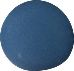 Superior Abrasives - 16" Diam, 50 Grit Zirconia Alumina Adhesive PSA Disc - Coarse Grade, Blue, Cloth Backing, Flexible - Industrial Tool & Supply