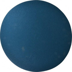 Superior Abrasives - 16" Diam, 60 Grit Zirconia Alumina Adhesive PSA Disc - Medium Grade, Blue, Cloth Backing, Flexible - Industrial Tool & Supply