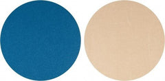 Superior Abrasives - 24" Diam, 50 Grit Zirconia Alumina Adhesive PSA Disc - Coarse Grade, Blue, X Weighted Backing, Flexible - Industrial Tool & Supply
