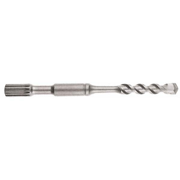 DeWALT - 1-1/4" Diam, Spline Shank, Carbide-Tipped Rotary & Hammer Drill Bit - Industrial Tool & Supply