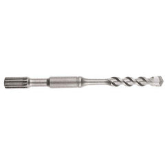 DeWALT - 1-1/4" Diam, Spline Shank, Carbide-Tipped Rotary & Hammer Drill Bit - Industrial Tool & Supply