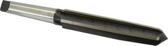 Interstate - 1-5/8" Reamer Diam, 1-1/4" Small End Diam, 4MT Morse Taper Shank, 7-3/8" Flute, Bridge Reamer - Industrial Tool & Supply