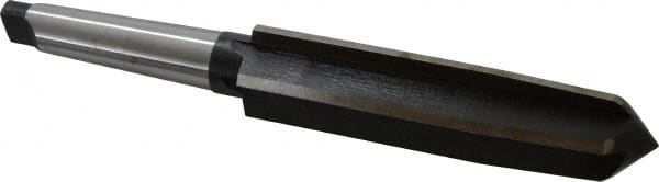 Interstate - 2" Reamer Diam, 1-1/4" Small End Diam, 4MT Morse Taper Shank, 7-3/8" Flute, Bridge Reamer - Industrial Tool & Supply