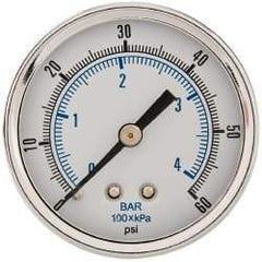 Parker - FRL Pressure Gauge - Use with 06/16/07/17/P3N - Industrial Tool & Supply