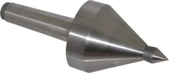 Royal Products - MT4 Taper Shank, 3-3/8" Head Diam 5,700 & 6,865 Lb Capacity Live Center - 3,500 Max RPM, 3.15" Head Length, 3/4" Point Diam, 1-1/8" Point Len, 1,165 Lb Max Workpc, 8-11/16" OAL, 3/4" Tip Diam, Long Point - Industrial Tool & Supply