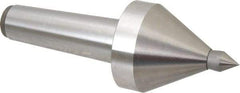 Royal Products - MT5 Taper Shank, 3-3/8" Head Diam 5,700 & 6,865 Lb Capacity Live Center - 3,500 Max RPM, 3.15" Head Length, 3/4" Point Diam, 1-1/8" Point Len, 1,165 Lb Max Workpc, 9-13/16" OAL, 3/4" Tip Diam, Long Point - Industrial Tool & Supply