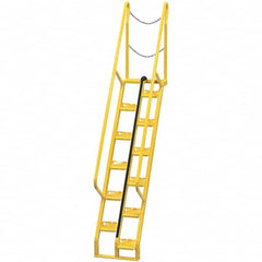 Vestil - Rolling & Wall Mounted Ladders & Platforms Type: Alternating Tread Stair Style: Tread Stair - Industrial Tool & Supply